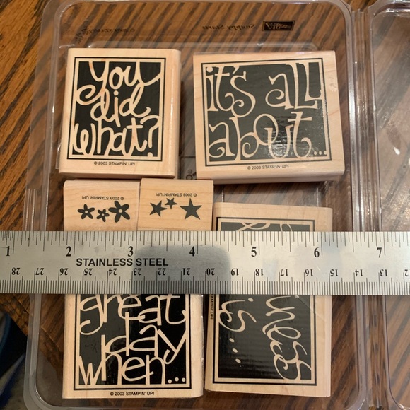 Snappy Starts rubber stamp set never used - Picture 4 of 4